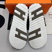 Hermes Green Electric Sandals  - 6