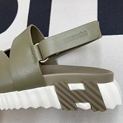 Hermes Green Electric Sandals  - 5