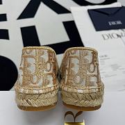 Dior Granville Espadrilles with Gold-Toned Metallic Thread - 6