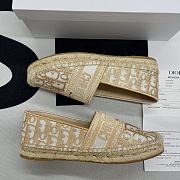 Dior Granville Espadrilles with Gold-Toned Metallic Thread - 4