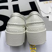 CHRISTIAN DIOR Code Patent white Leather Loafers - 4