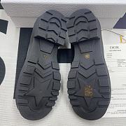 CHRISTIAN DIOR Code Patent Black Leather Loafers - 2