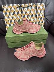 Gucci Pink Rhyton Sneaker - 5