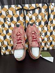 Gucci Pink Rhyton Sneaker - 4