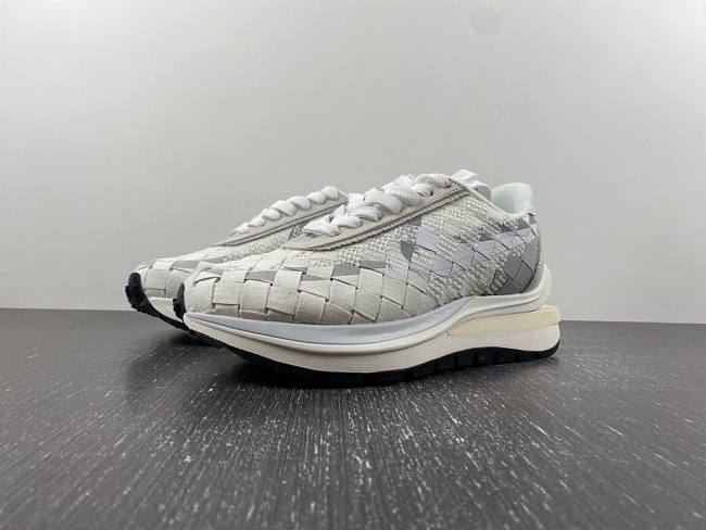 sacai x Nike Waffle Woven White - 1