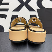 Chanel Lambskin Quilted CC Mules Beige Black - 4