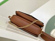 Louis Vuitton Cognac Grained Lockme Leather 23x9x15cm - 6