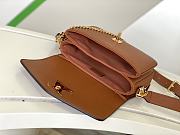 Louis Vuitton Cognac Grained Lockme Leather 23x9x15cm - 5