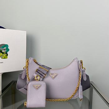 Prada Re-edition 2005 Purple Size 22x13x6cm