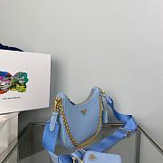Prada Re-edition 2005 Blue Size 22x13x6cm - 5