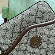 GUCCI SLING BACKPACK WITH INTERLOCKING  - 4