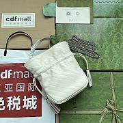 GUCCI BLONDIE MINI WHITE BUCKET BAG 760313 AACP7 9022 - 5