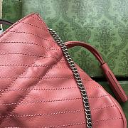 GUCCI BLONDIE MINI BUCKET BAG PINK LEATHER 760313 AACP7 6701 - 6