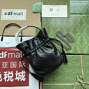 GUCCI BLONDIE MINI BUCKET BAG BLACK LEATHER 760313 AACP7 1000 - 3