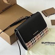 Burberry Check E-canvas and Leather Crossbody Bag 80379151 - 6
