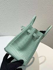 Hermes Birkin Jaune Bougeon Matte Porosus Croc Mint 30CM - 6