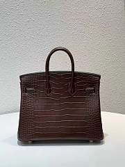 HERMÈS HAVANE MATTE POROSUS CROCODILE BIRKIN 30 - 2