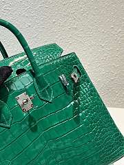 Hermès Malachite Matte Alligator Birkin 25 Gold Hardware, 2021 - 2
