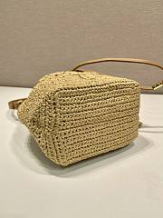 Prada Crochet and Leather Mini-Bucket 19x15x10cm - 6