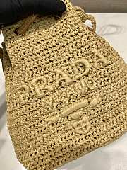 Prada Crochet and Leather Mini-Bucket 19x15x10cm - 3