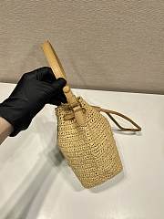 Prada Crochet and Leather Mini-Bucket 19x15x10cm - 4
