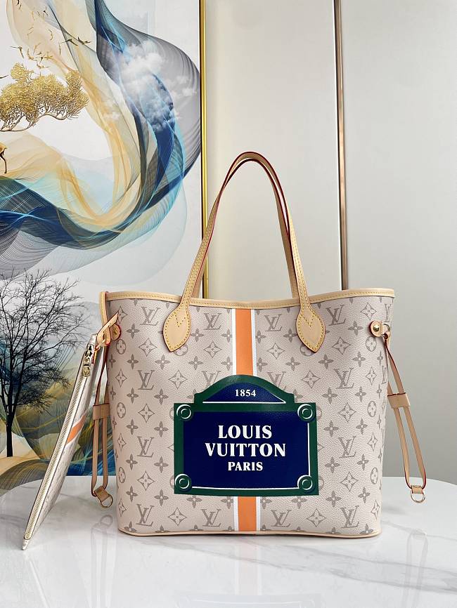 Louis Vuitton MonoPaname Beige Neverfull Size 31x28x14cm - 1