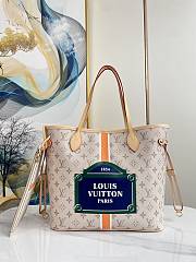 Louis Vuitton MonoPaname Beige Neverfull Size 31x28x14cm - 5