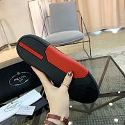 Prada Fabric Black Red Sneaker  - 6