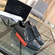 Prada Fabric Black Red Sneaker  - 3
