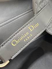 MEDIUM DIOR TOUJOURS BAG Black Macrocannage Calfskin M2821OSHJ_M900 - 5