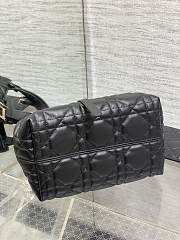 MEDIUM DIOR TOUJOURS BAG Black Macrocannage Calfskin M2821OSHJ_M900 - 2