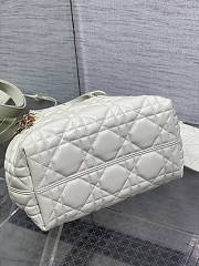 MEDIUM DIOR TOUJOURS BAG Latte Macrocannage Calfskin M2821OSHJ_M030 - 4