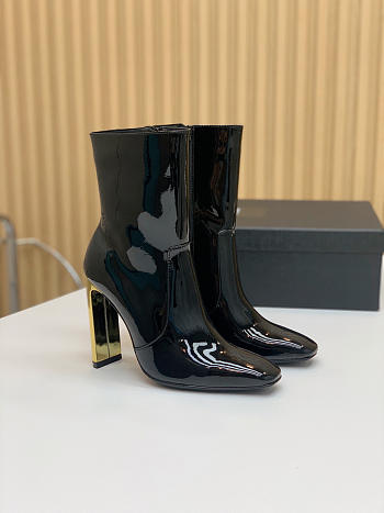 Saint Laurent 'auteuil' Heeled Ankle Boots