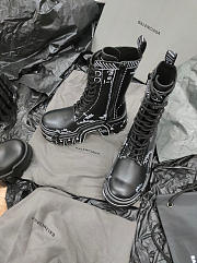 Balenciaga Bulldozer lace-up ankle boots - 6