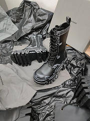 Balenciaga Bulldozer lace-up ankle boots - 5