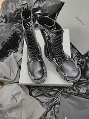 Balenciaga Bulldozer lace-up ankle boots - 3