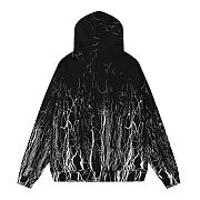 Amiri Black Cracked Dye Hoodie - 3