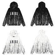 Amiri Black Cracked Dye Hoodie - 6