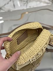 Prada Crochet Shoulder Bag Size 12x19x6cm - 3