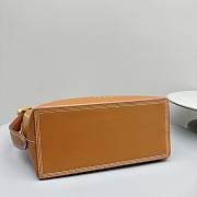 	 Jacquemus Le Regalo Brown leather bucket bag - 2