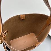 	 Jacquemus Le Regalo Brown leather bucket bag - 4