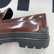 Dior Brown Logo Plaque Slip-on - 6