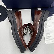 Dior Brown Logo Plaque Slip-on - 4