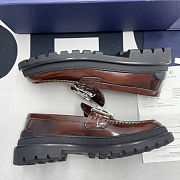 Dior Brown Logo Plaque Slip-on - 2