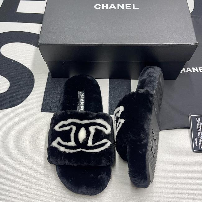 Chanel Fur Slipper  - 1