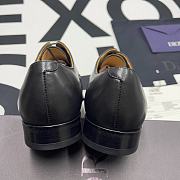 Dior Leather Lace-Up Shoes - Black - 6
