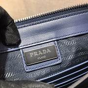 Prada Saffiano Navy Black leather men's bag - 4