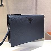 Prada Saffiano Navy Black leather men's bag - 3