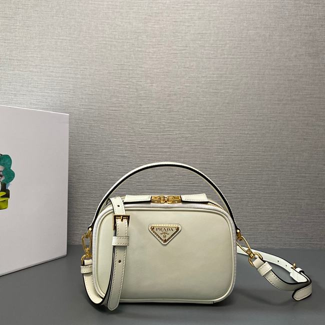 Prada Odette White leather mini-bag - 1