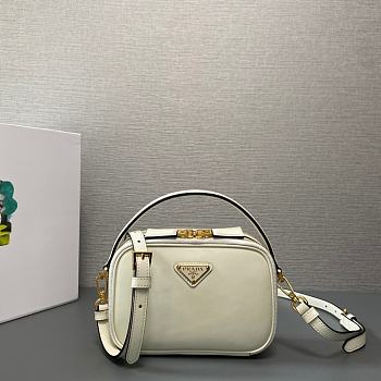 Prada Odette White leather mini-bag